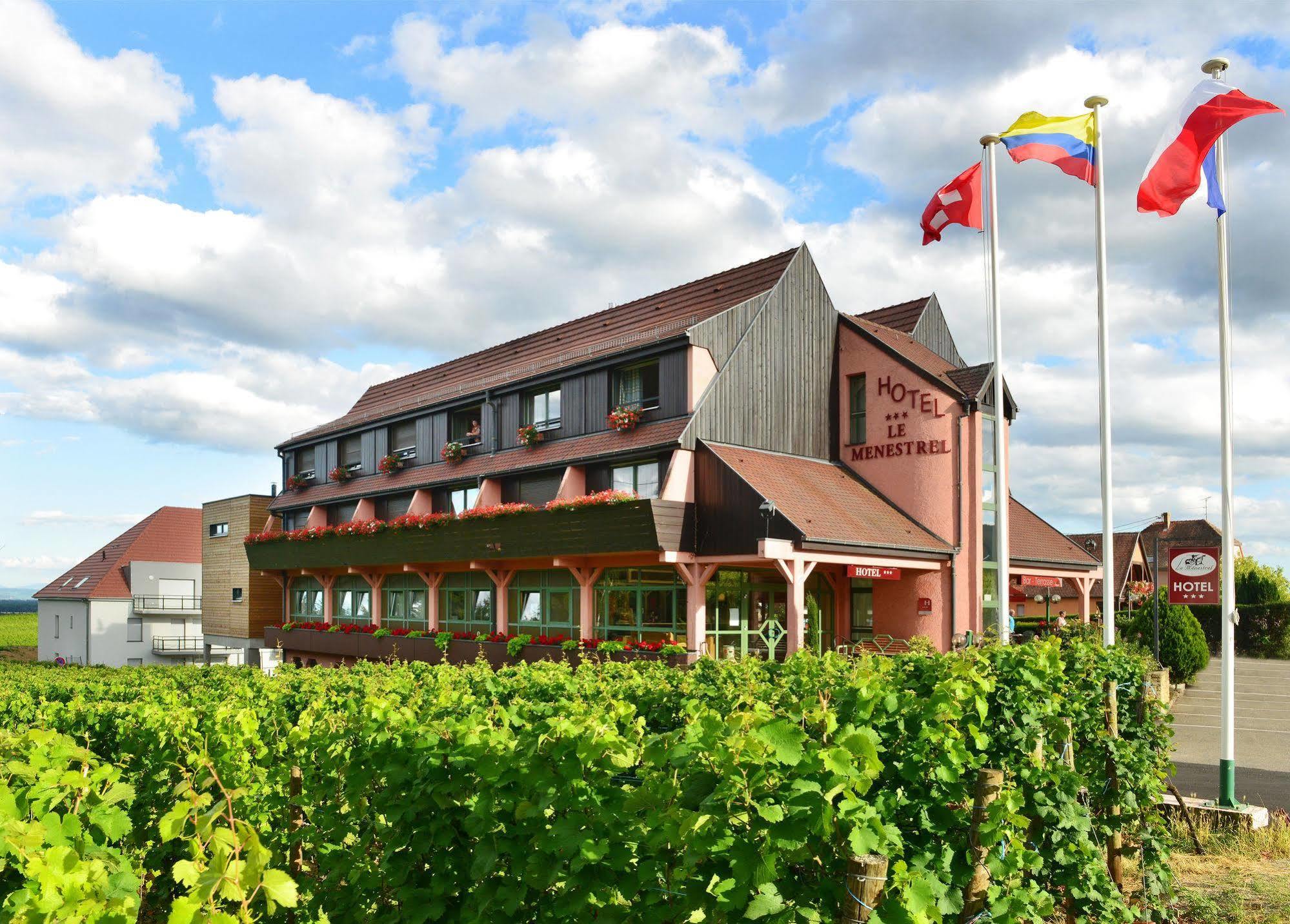 Hotel Le Menestrel Ribeauvillé Exterior foto